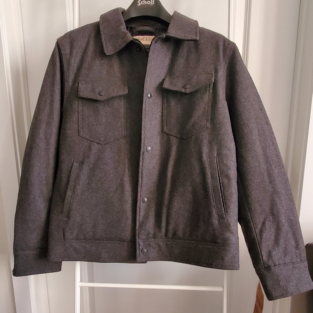 Men's Medium Schott NYC Wool Mechanic jacket